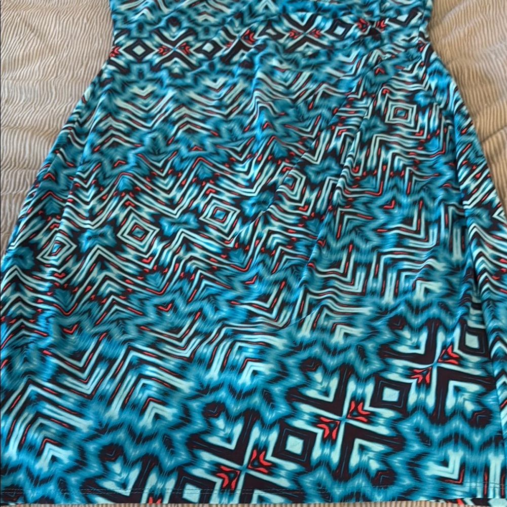 Anne Klein Geometric Patterned Dress - Picture 13 of 13